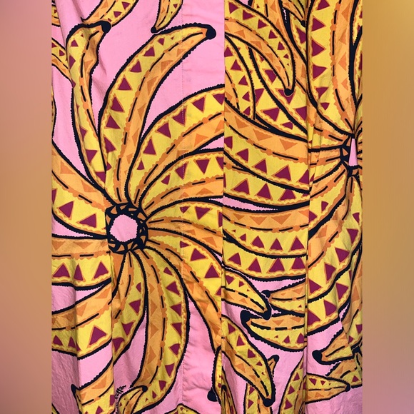 Farm Rio Belted Pink Banana Dress - Picture 5 of 6